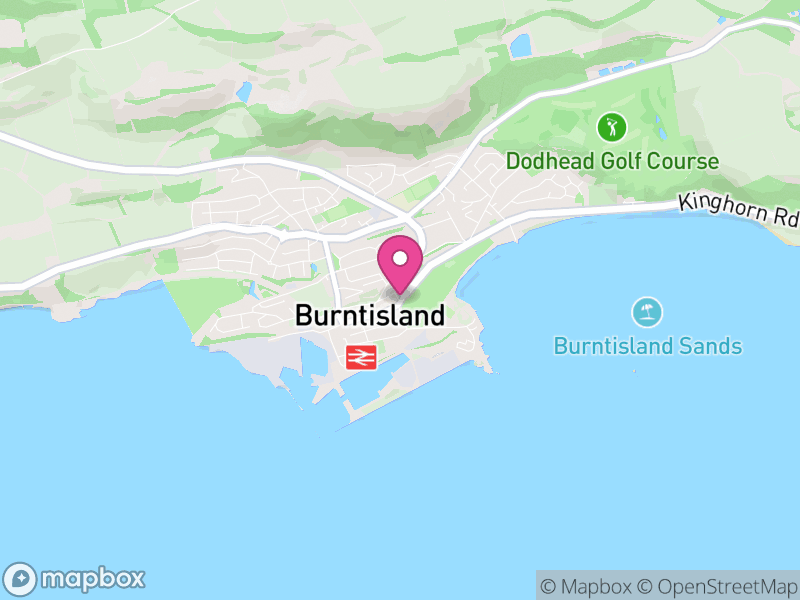 Map of properties for sale in Burntisland