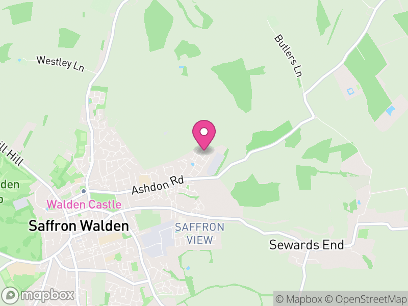 Map of properties for sale in CB10