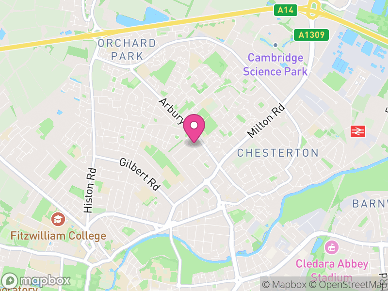 Map of properties for sale in CB4