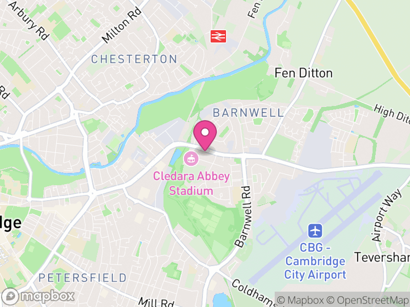 Map of properties for sale in CB5