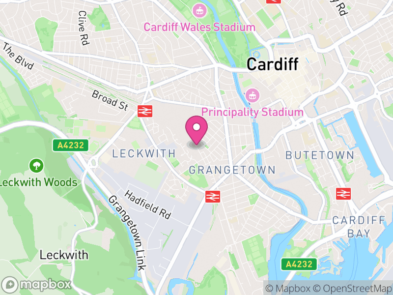 Map of properties for sale in CF11