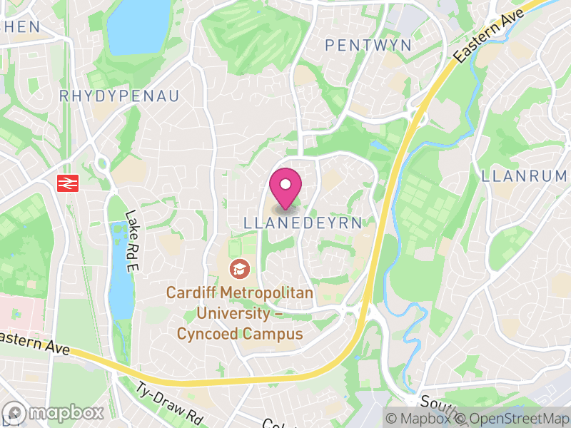 Map of properties for sale in CF23