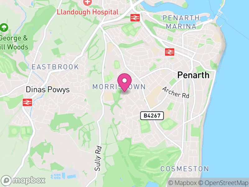 Map of properties for sale in CF64