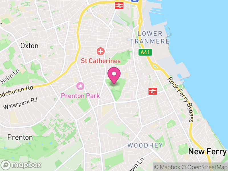 Map of properties for sale in CH42