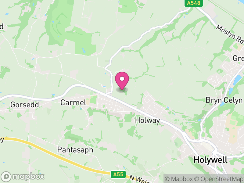 Map of properties for sale in CH8