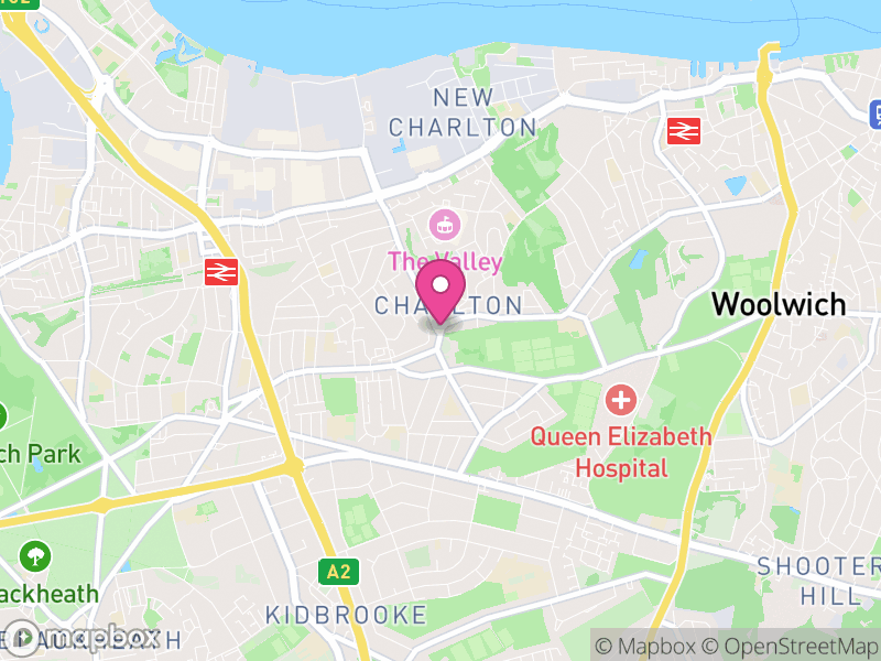 Map of properties for sale in Charlton