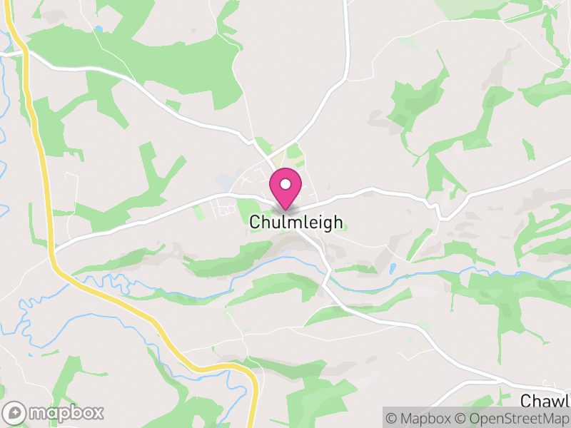 Map of properties for sale in Chulmleigh