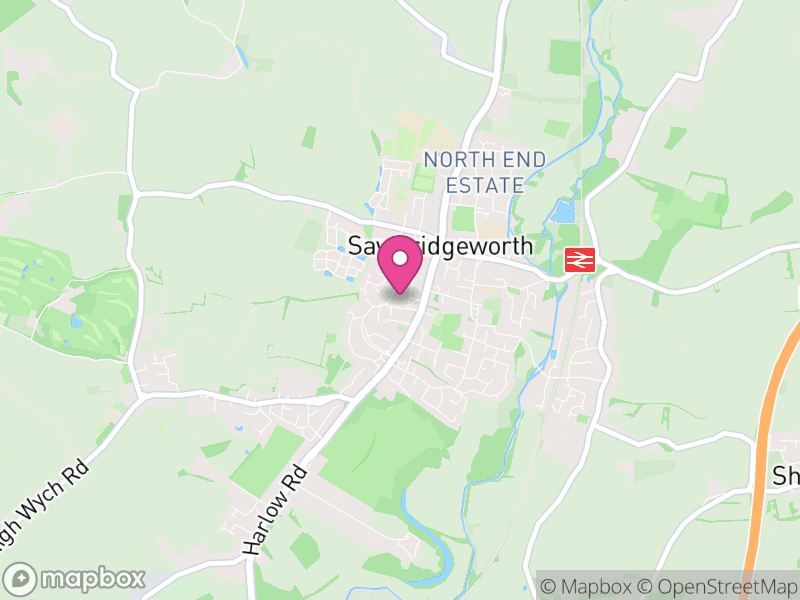 Map of properties for sale in CM21