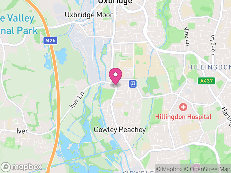 Map of properties for sale in Cowley