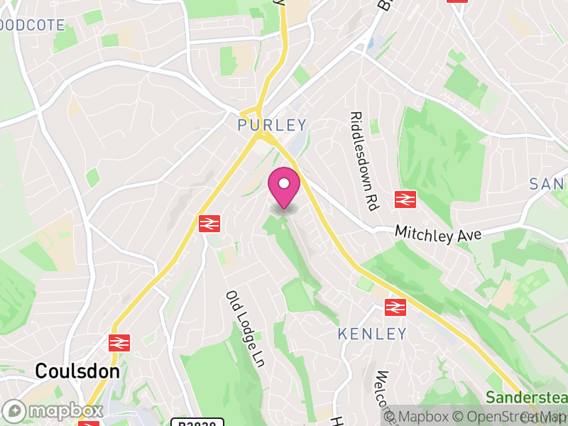 Map of properties for sale in CR8