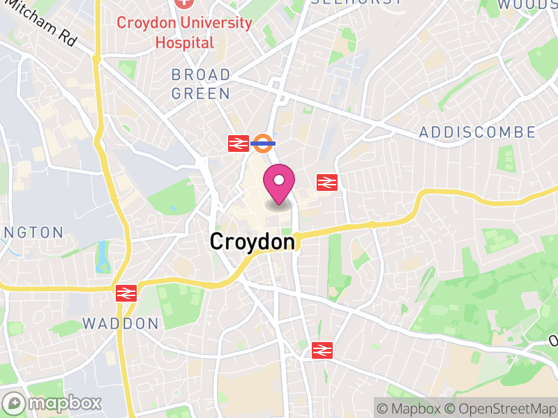 Map of properties for sale in CR9