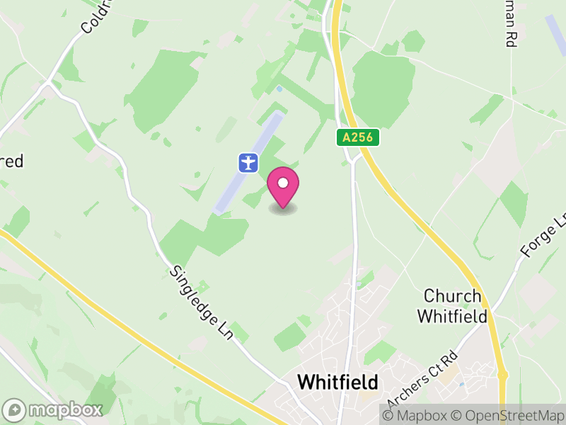 Map of properties for sale in CT15