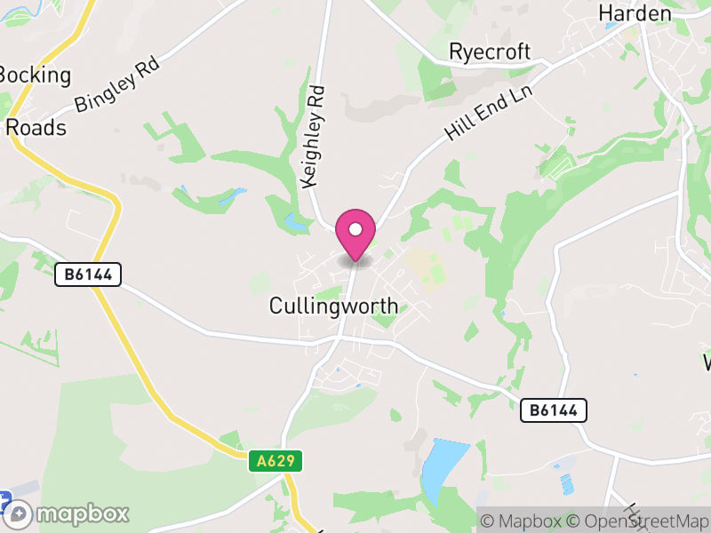 Map of properties for sale in Cullingworth