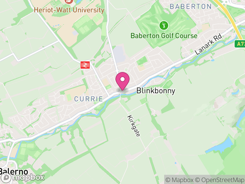 Map of properties for sale in Currie