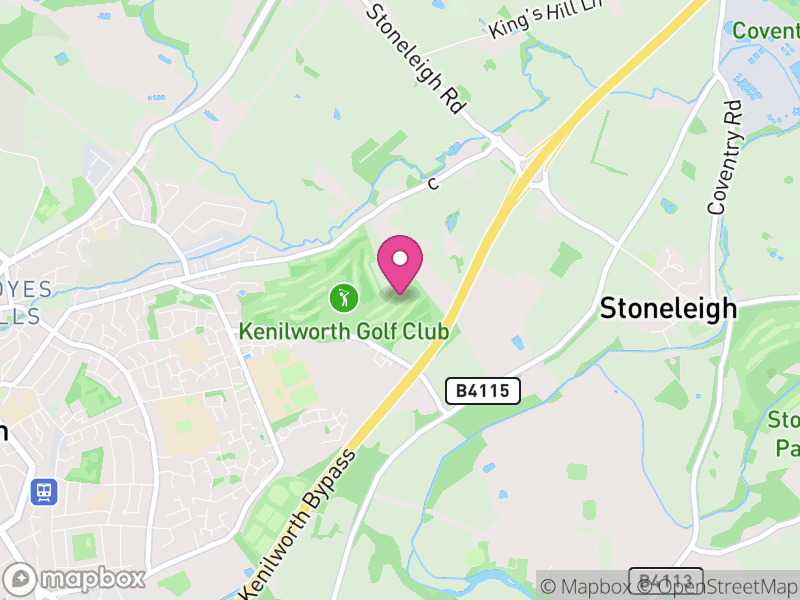 Map of properties for sale in CV8