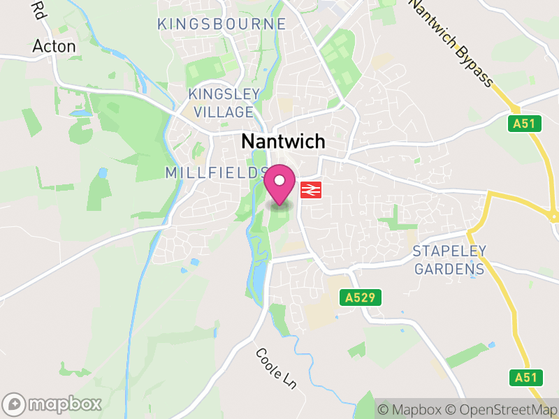 Map of properties for sale in CW5