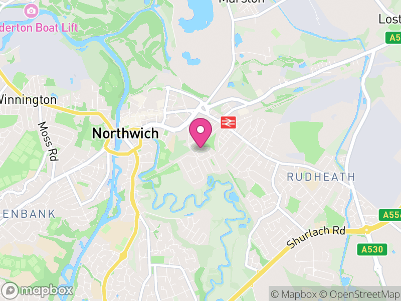 Map of properties for sale in CW9