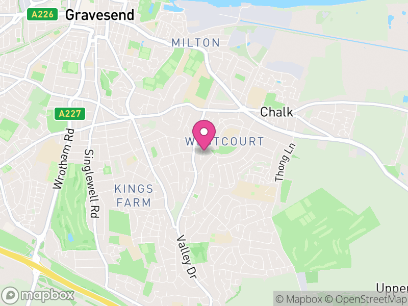 Map of properties for sale in DA12