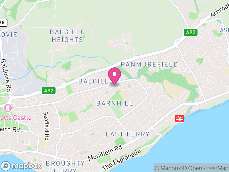 Map of properties for sale in DD5