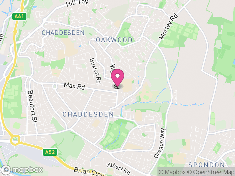 Map of properties for sale in DE21