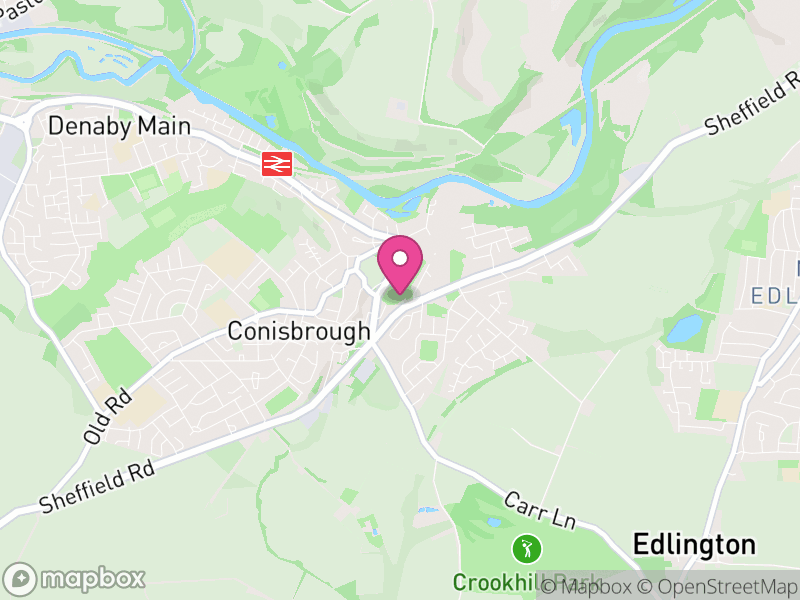 Map of properties for sale in DN12