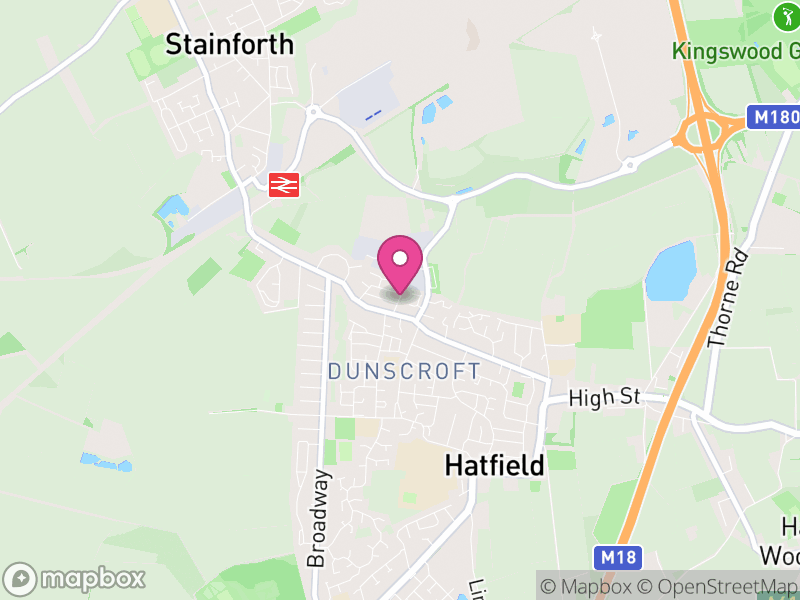 Map of properties for sale in DN7