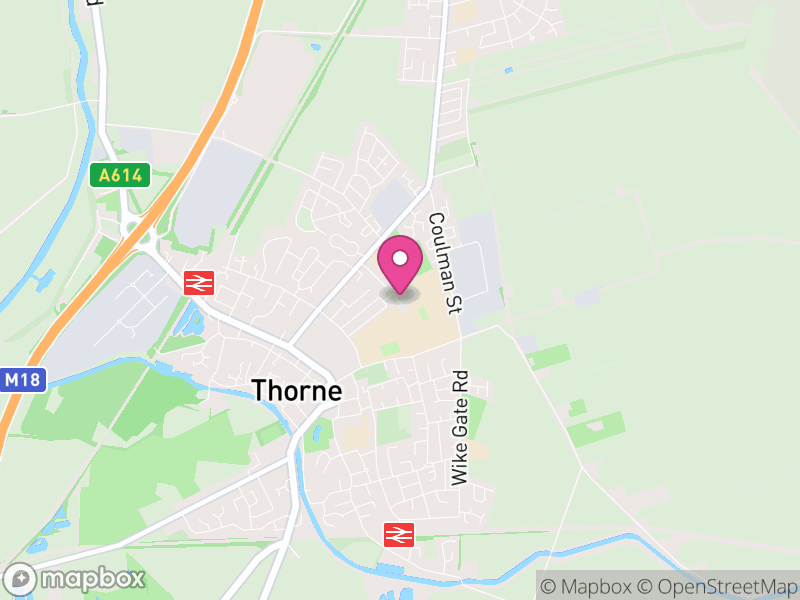 Map of properties for sale in DN8