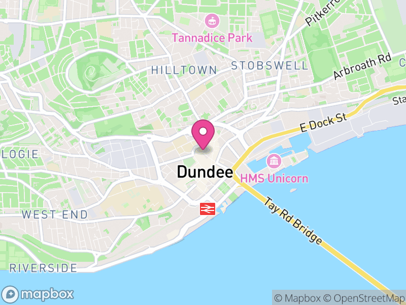Map of properties for sale in Dundee
