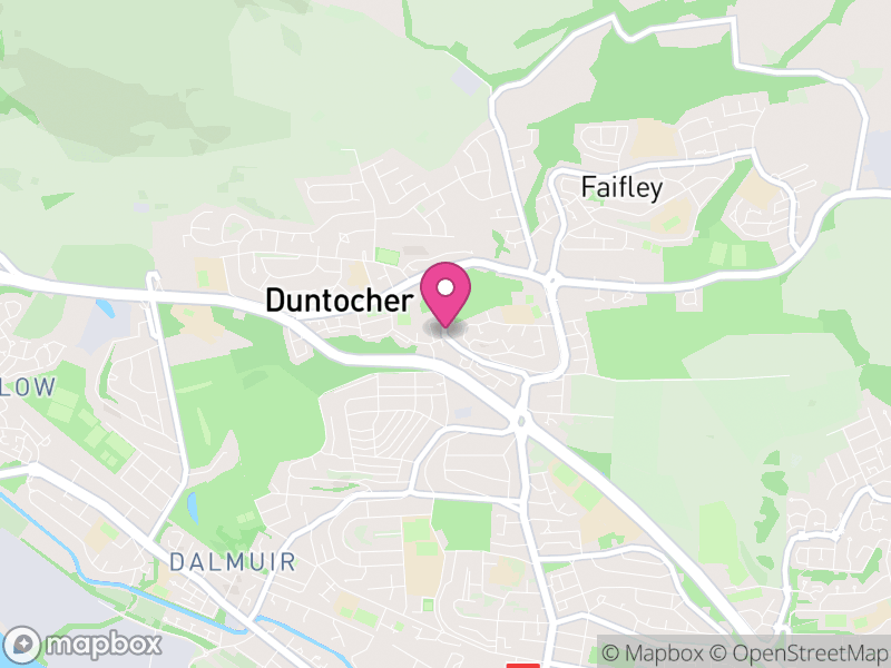 Map of properties for sale in Duntocher