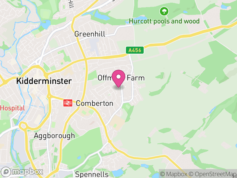 Map of properties for sale in DY10