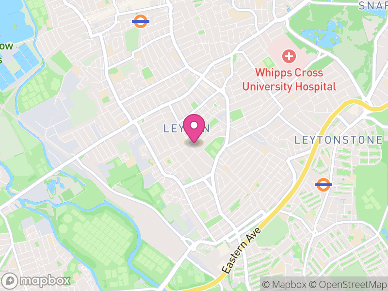 Map of properties for sale in E10