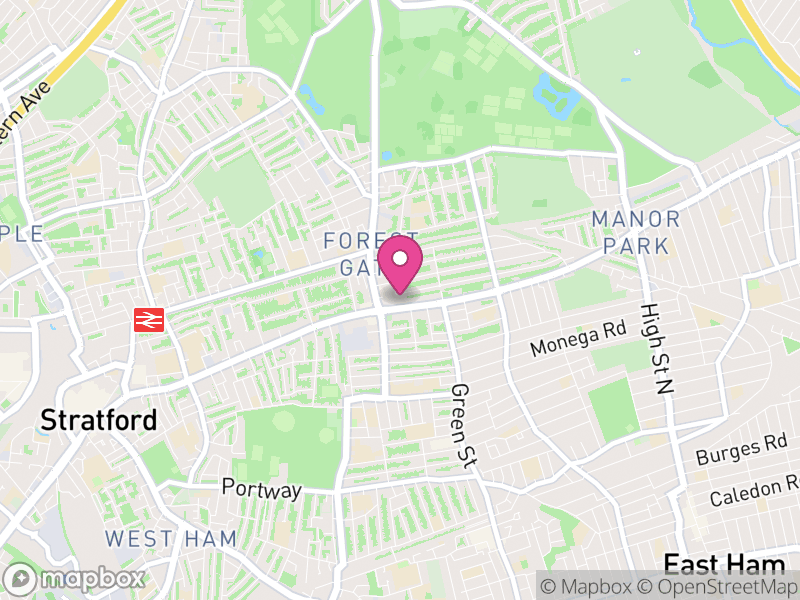 Map of properties for sale in E7