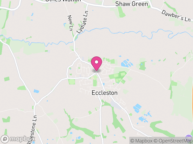 Map of properties for sale in Eccleston