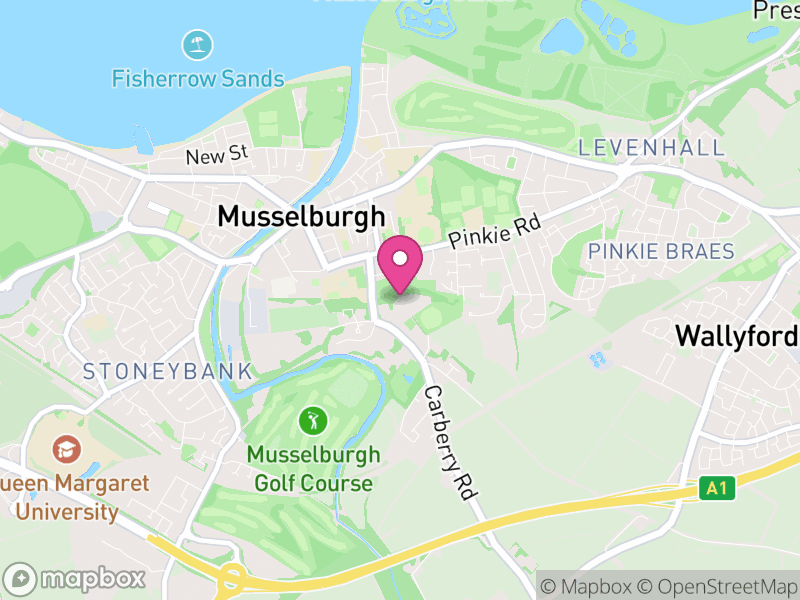 Map of properties for sale in EH21