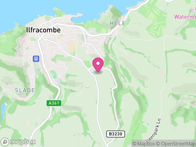 Map of properties for sale in EX34