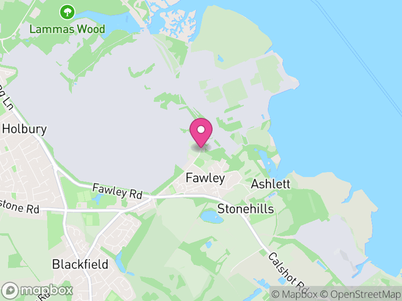 Map of properties for sale in Fawley