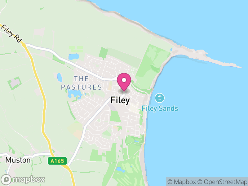 Map of properties for sale in Filey