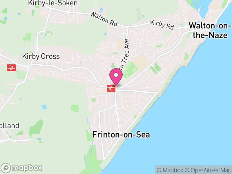 Map of properties for sale in Frinton On Sea