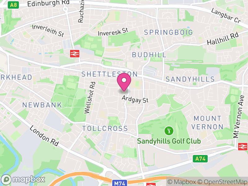 Map of properties for sale in G32