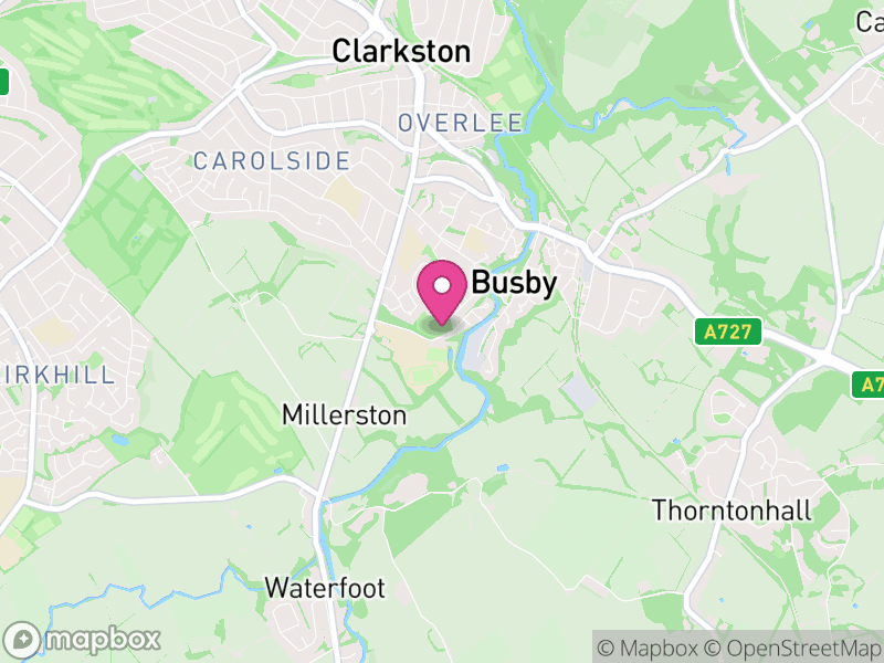 Map of properties for sale in G76