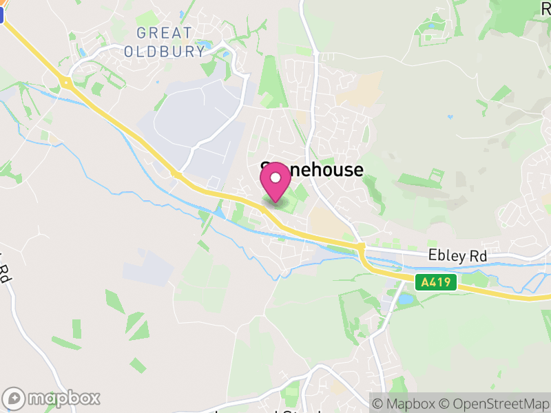 Map of properties for sale in GL10