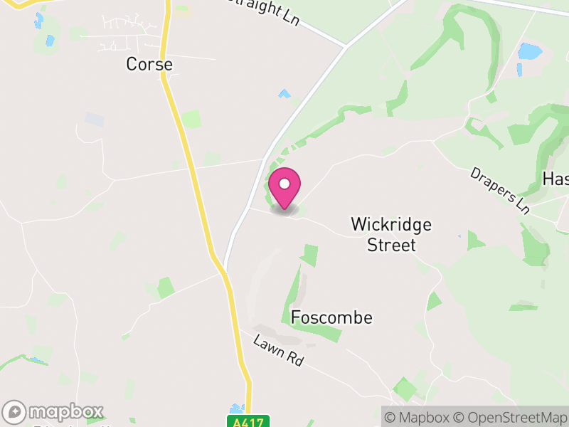 Map of properties for sale in GL19
