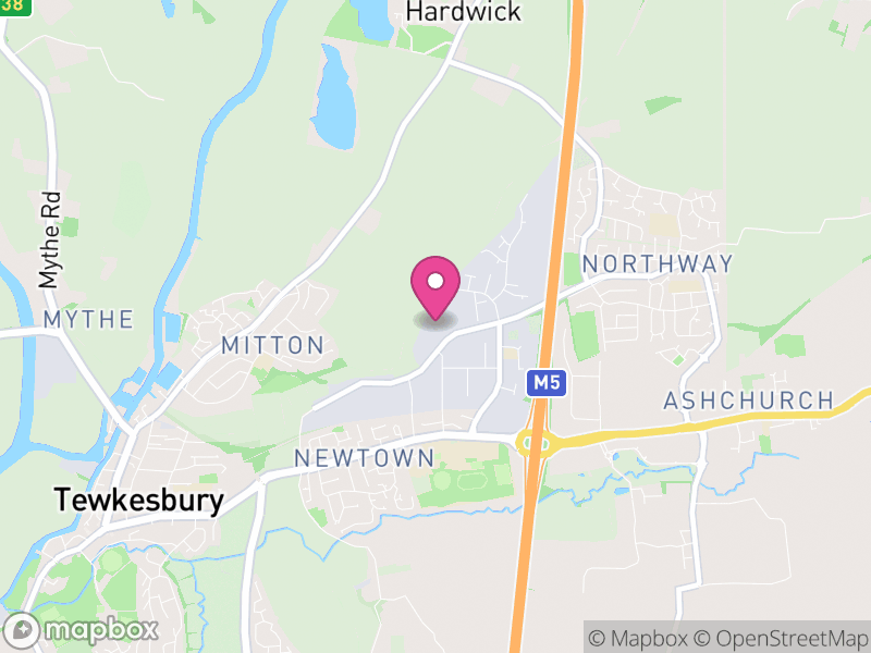 Map of properties for sale in GL20