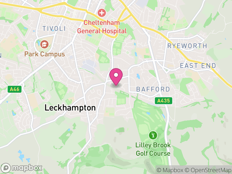 Map of properties for sale in GL53