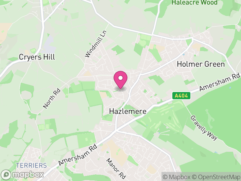 Map of properties for sale in HP15