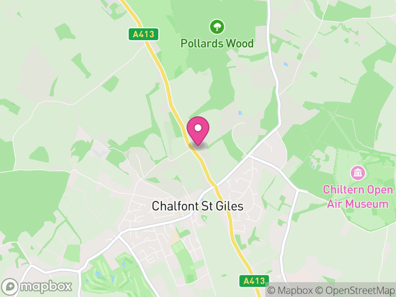 Map of properties for sale in HP8