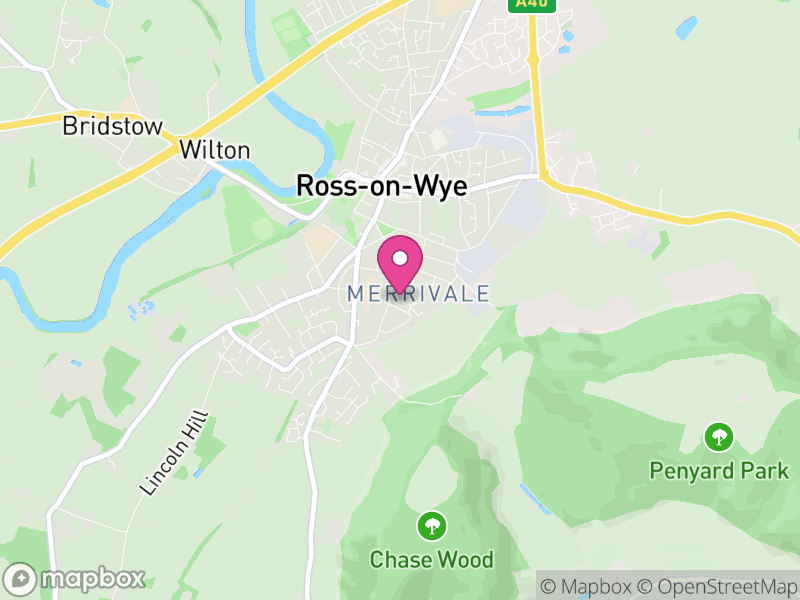 Map of properties for sale in HR9