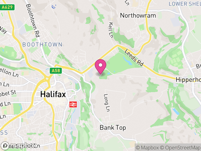 Map of properties for sale in HX3