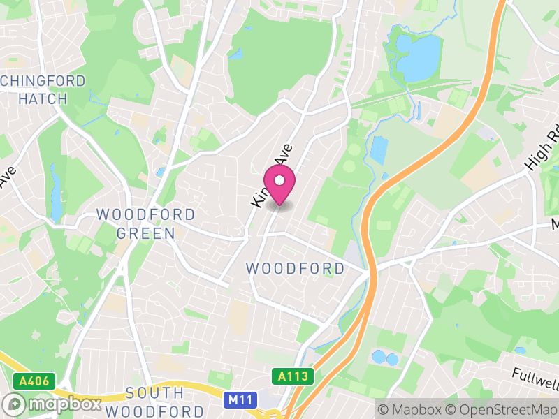 Map of properties for sale in IG8