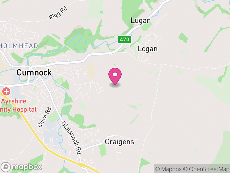 Map of properties for sale in KA18